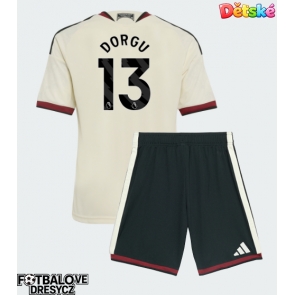 Manchester United Patrick Dorgu #13 Dětské Alternativní dres komplet 2026-27 Krátký Rukáv (+ trenýrky)